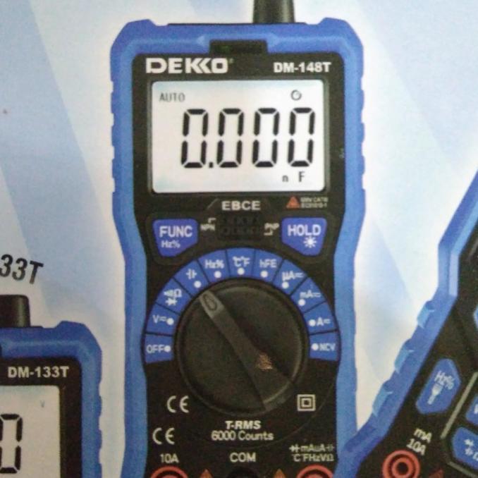 Digital Multimeter Avo Meter Multi Dekko Dm-148T