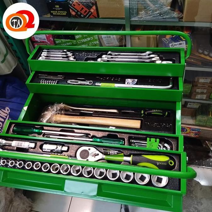 [MEKANO STORE] TEKIRO TOOL BOX SET 72 PCS - Toolkit perkakas bengkel