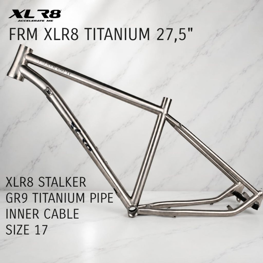 Frame Fork Titanium XLR8 STALKER 700c dan 27.5