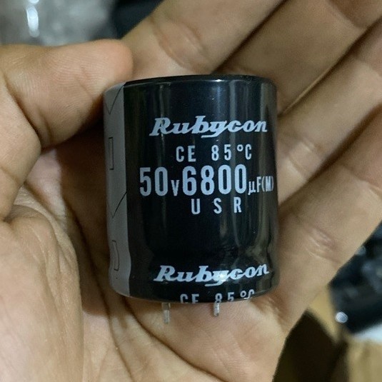 Elco 6800uf 50v Rubycon USR Original