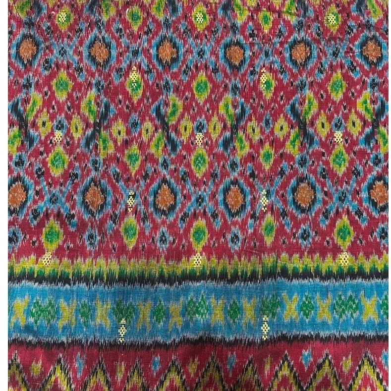 bahan blongket hand made asli benang emas sutra