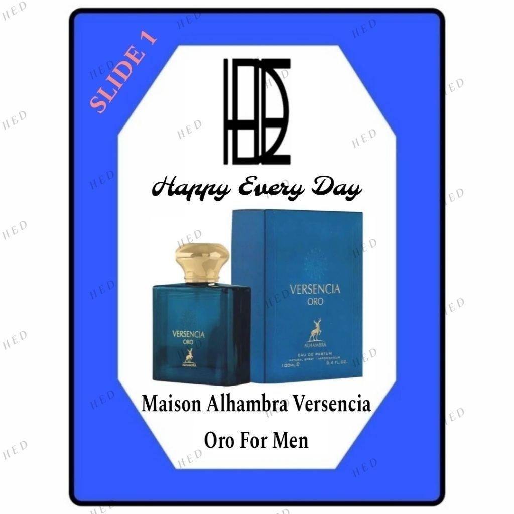 Parfum Refill M. Alhambra Versencia Oro For Men