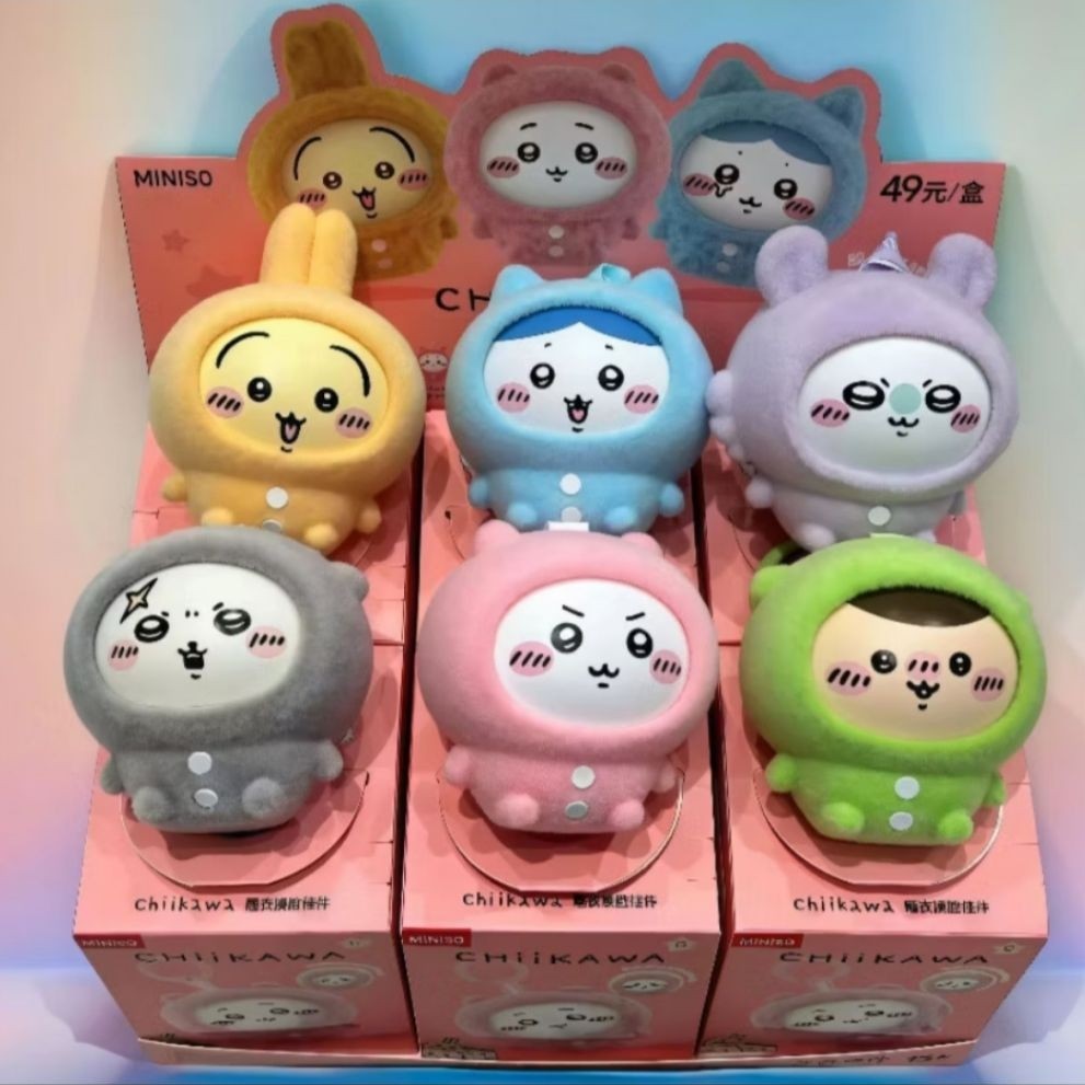 Chiikawa boneka pajamas change face chiikawa usagi hachiware kurimanju rakko momonga Plush toys bag 