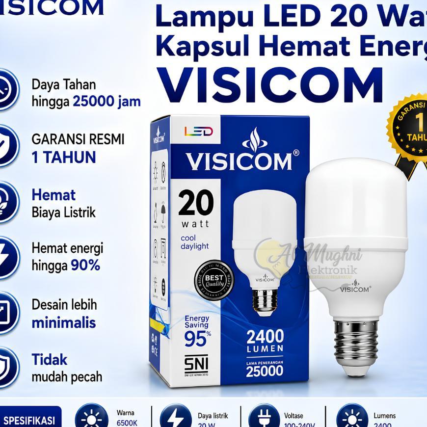 Lampu Led Visicom 20 W /Led Hemat Energi 20 W / Led Visicom 20 Watt