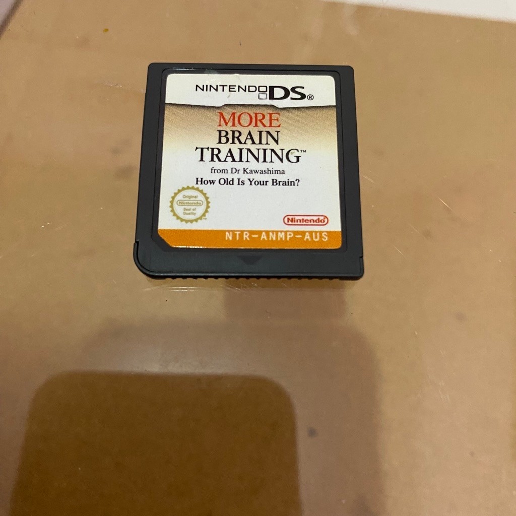 kaset game Nintendo ds how old is your brain More Brain Training from dr kamashiwa english region