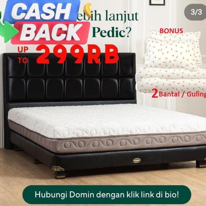 Guhdo Springbed Latex Back Pedic - 180x200 - FULLSET Legacy / Venetian