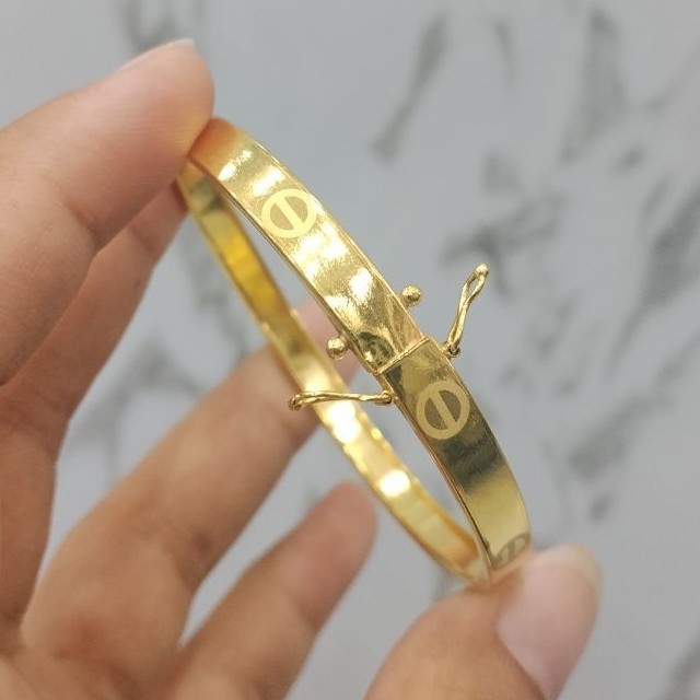 gelang Cartier lapis emas 1 biji