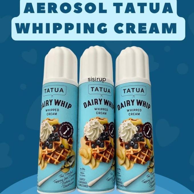 Promilky- Aerosol Tatua Whipping Cream /Whip Cream Tatua Semprot / Whipped Cream