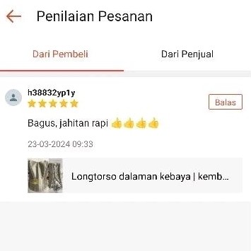 Longtorso Satin Kamisol Kebaya Pengantin