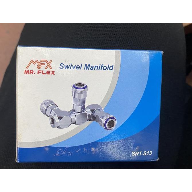 Swivel Manifold / coupler cabang tiga lurus