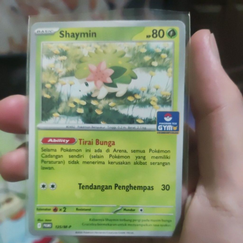 Shaymin Promo Gym kartu pokemon indo