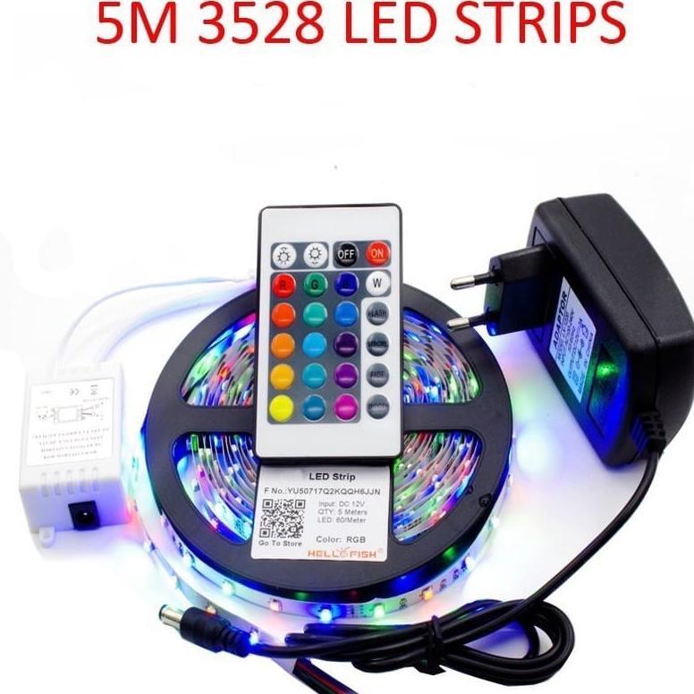 Alami Lampu Strip 5M Led Hias Cantik / Lampu Estetik Kamar Tidur / Rainbow Strip Lamp Beautiful Tumb