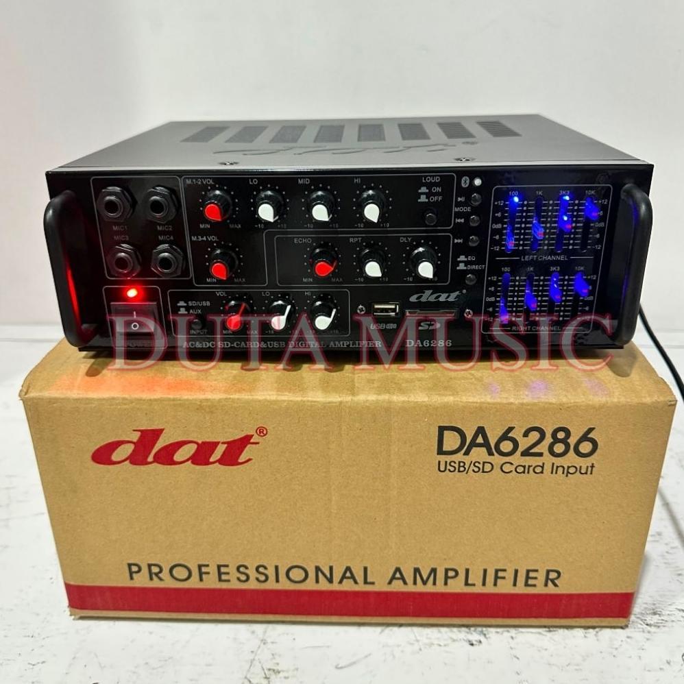 Power Amplifier Karaoke Dat Da 6286 Original Amplifier Dat Da6286 DT6286 ( Bisa COD )