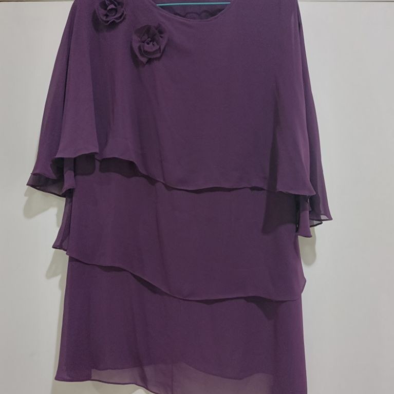 Preloved blus sifon ungu