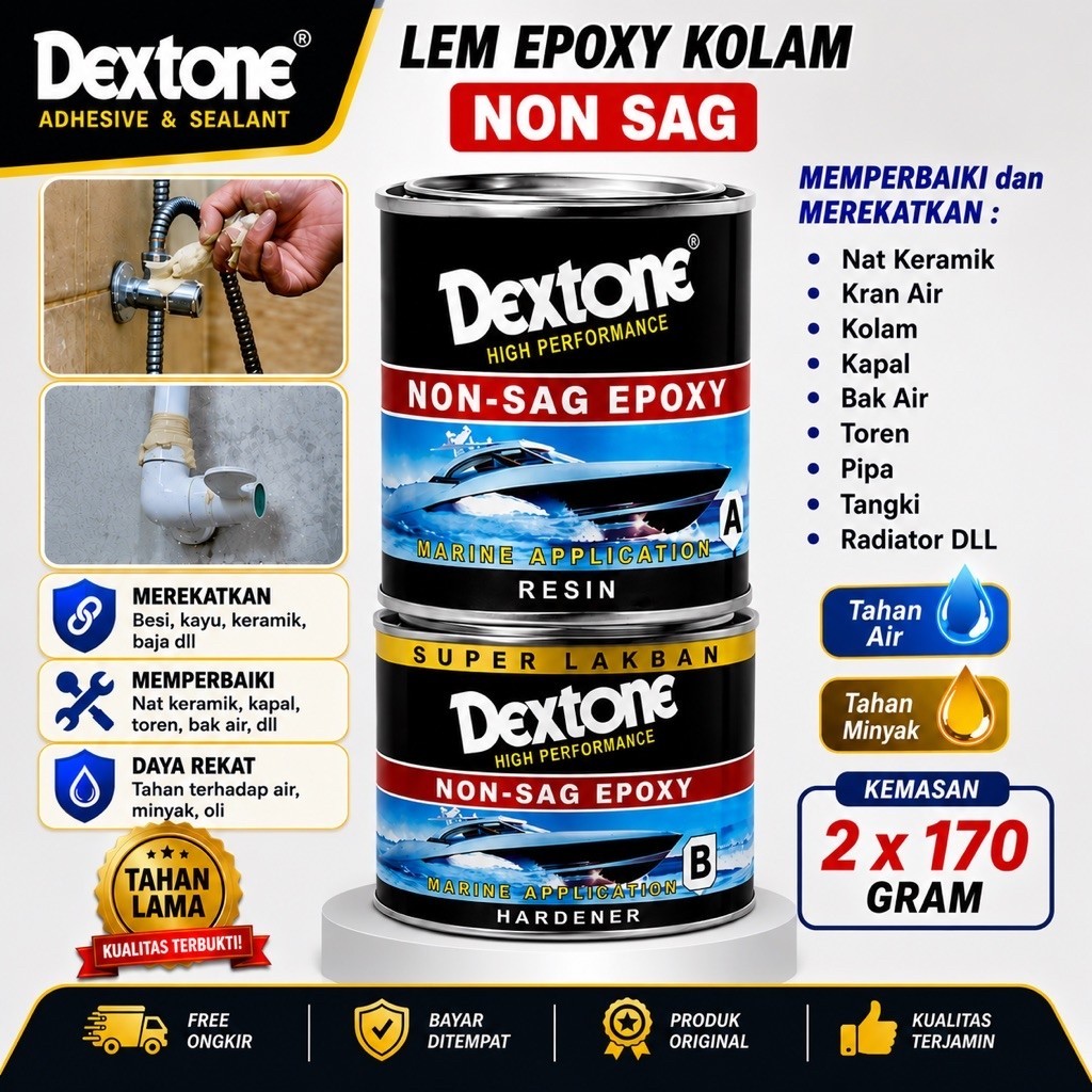 LEM EPOXY DEXTONE NON SAG 2 KOMPONEN