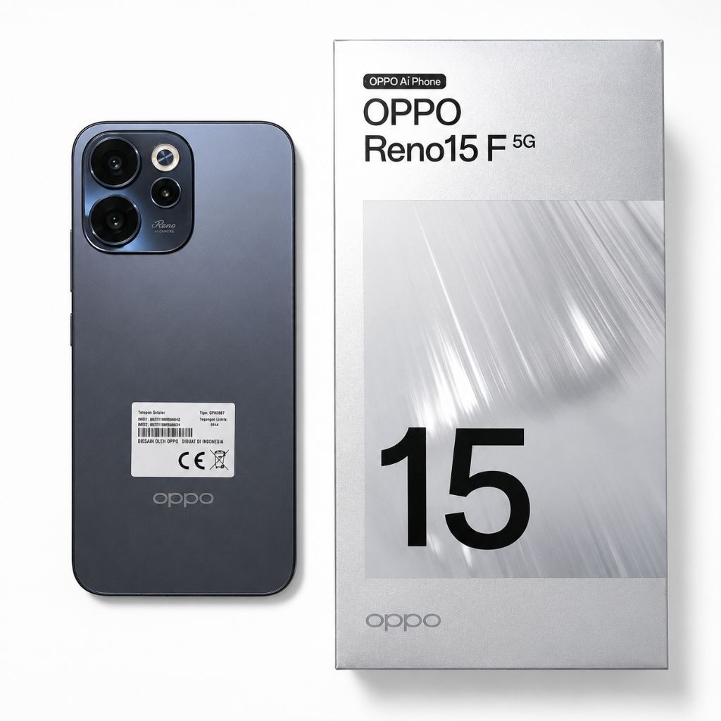 OPPO RENO 15F 5G SECOND FULLSET