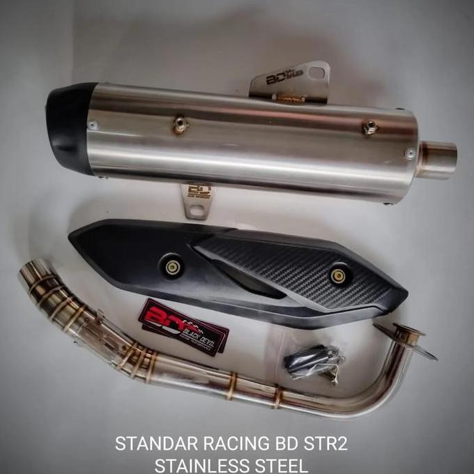 knalpot standar racing STR2 nmax aerox spek bore up 183cc up
