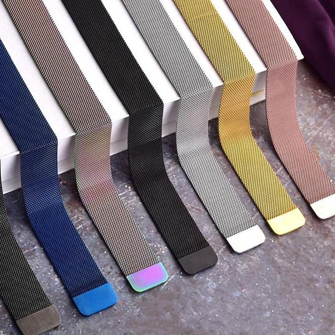 Onik_gshop91  - Milanese Metal Loop Strap For IWatch Apple Watch Ultra 2 49mm 41mm 45mm 44mm 40mm 38