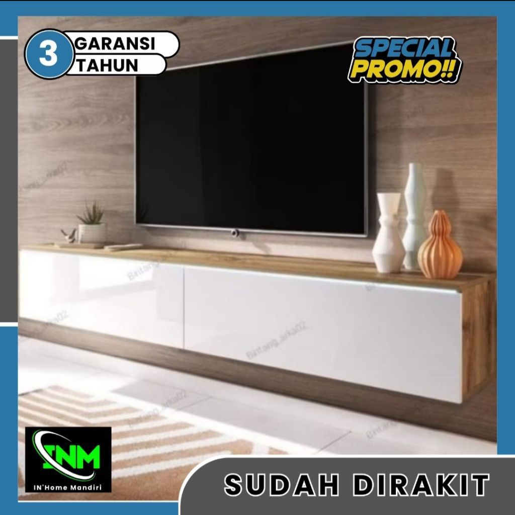 ST.25 meja tv cakep meja tv gantung meja tv minimalis meja tv gantung meja tv melayang