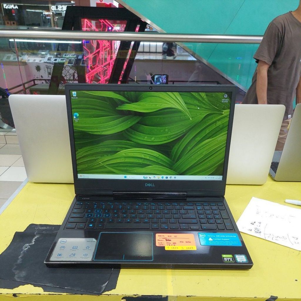 laptop dell gaming g5 5590 core i7 9750H ram 8gb ssd 512gb rtx 2060 1423