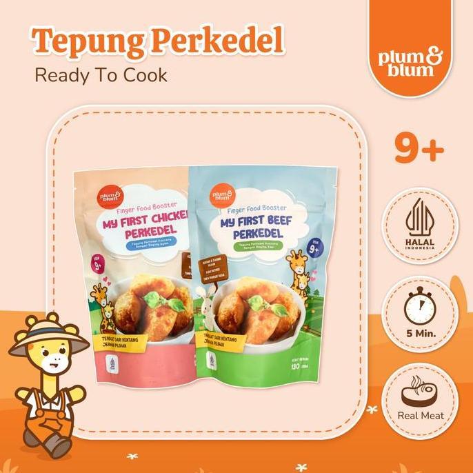 Milkkita- Perkedel Kentang Instant Siap Saji Daging Sapi  Snack Mpasi - 1 Pouch