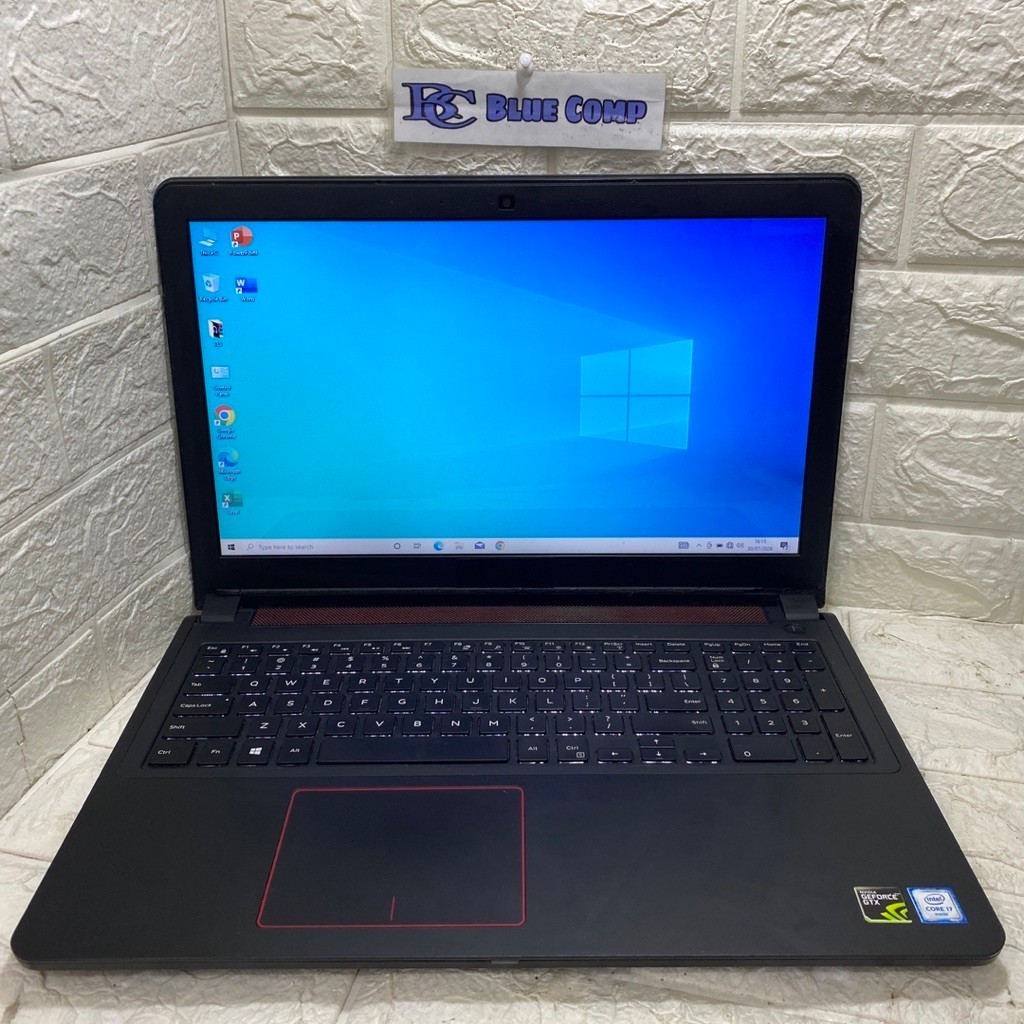 Laptop Gaming Dell Core i7 6700HQ Nvidia GTX 4GB Ram 16 GB SSD 256 Laptop Render Editing Desain Graf