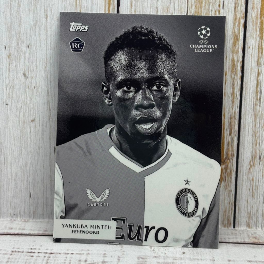 Kartu Bola Yankuba Minteh Rookie Card Feyenoord Topps Original