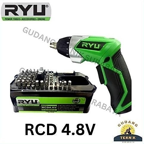 Ryu Bor Obeng Listrik Mini / Cordless Screwdriver Rcd 4.8V