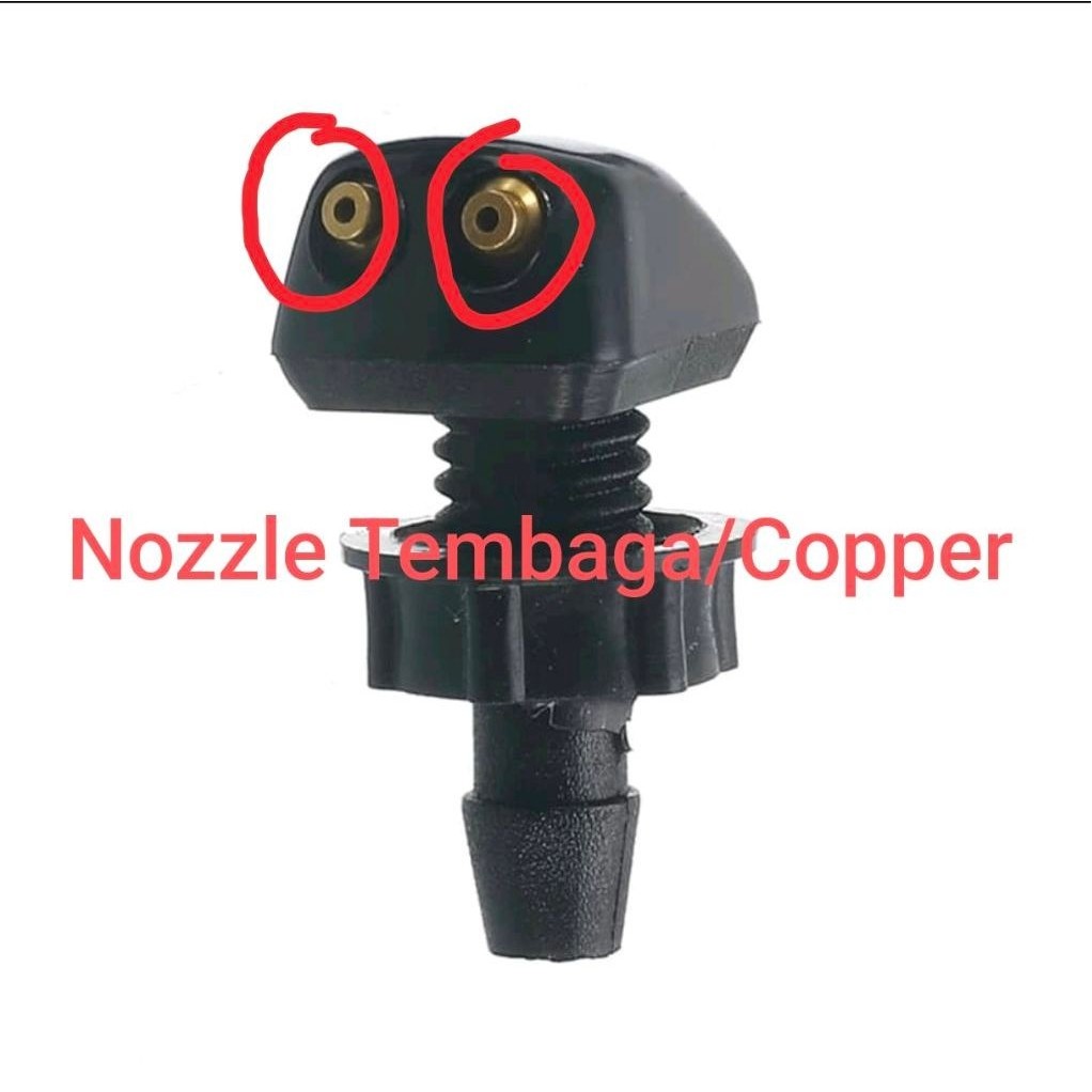 WIPER NOZZLE MOBIL TOYOTA MAZDA HYUNDAI UNIVERSAL NOZEL WIPER WASHER NOSEL SEMPROTAN AIR