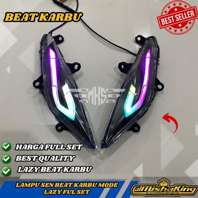 BEAT KARBU SEIN SEN DEPAN HONDA BEAT KARBU RUNNING SENJA RGB LAZY