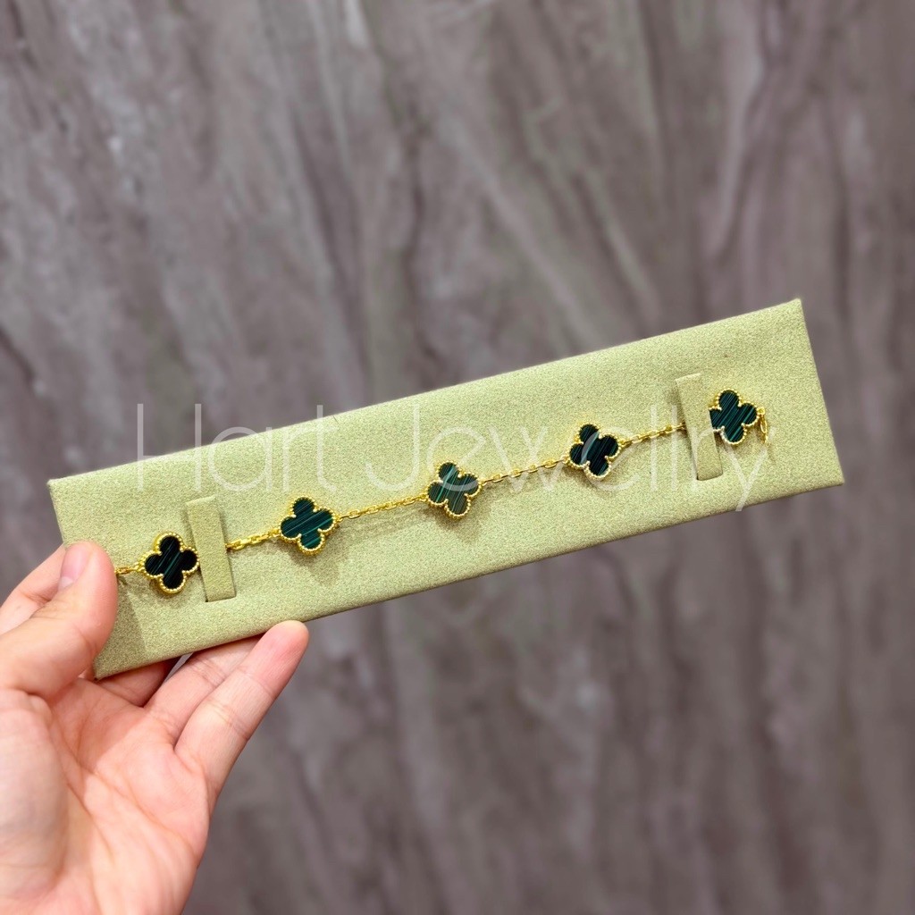 BRACELET VCA 5 ALHAMBRA (MALACHITE)