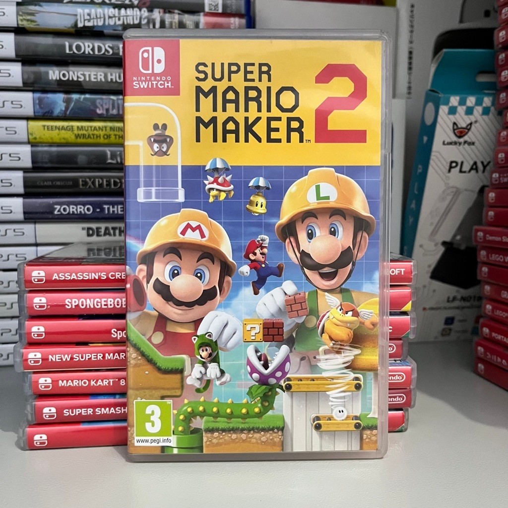 super mario maker 2 nintendo switch catridge game kaset fisik