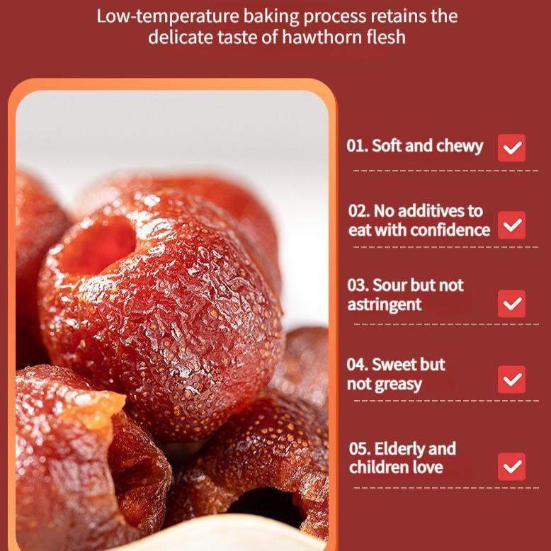 [/] 250g Buah hawthorn kering halal/Freeze Dried 100% Buah Asli Kering Snacks/buah kering 0 sukrosa/