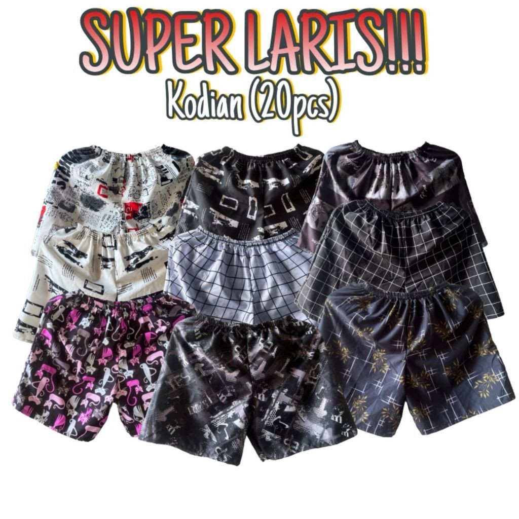PAKET USAHA celana boxer premium