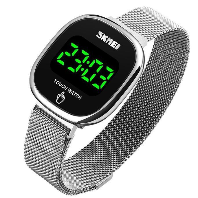 Elle- Jam Tangan Nita Dital Layar Sentuh Tali Stainless Skmei 1589
