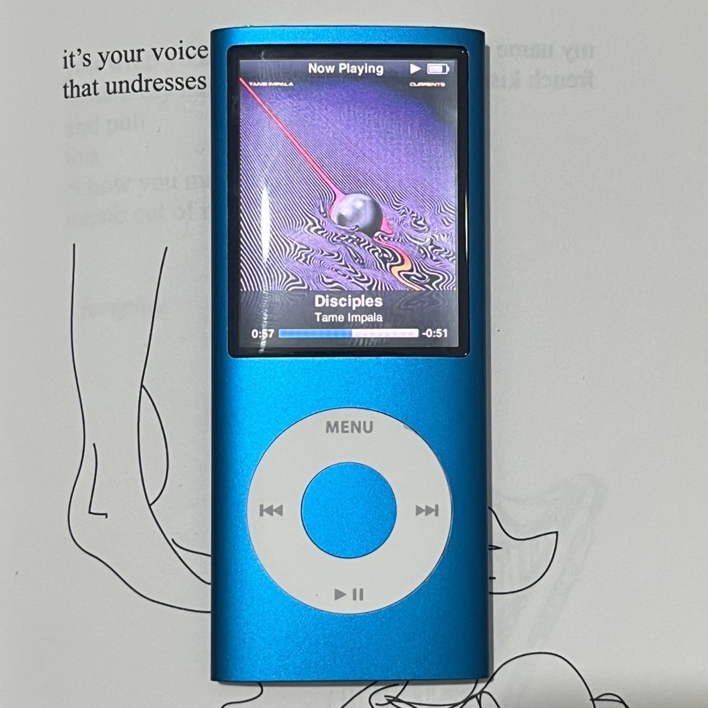 iPod Nano 4 Blue Fullset