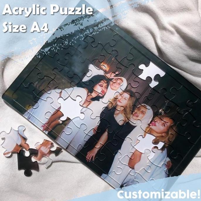 Mainan Puzzle Acrylic (Custom Foto)