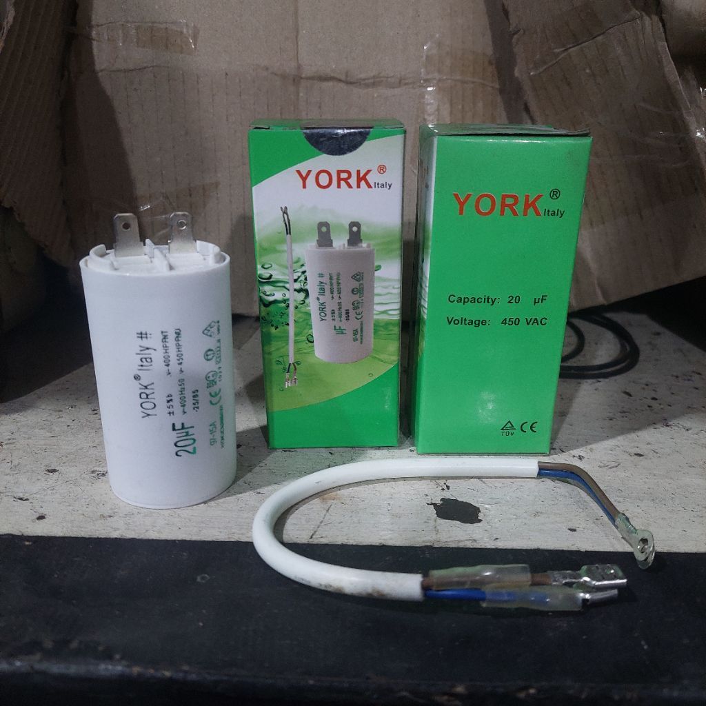 capasitor kapasitor pompa air dinamo york 16uf 20uf 25 uf 30uf 35uf 40uf 60uf 450v