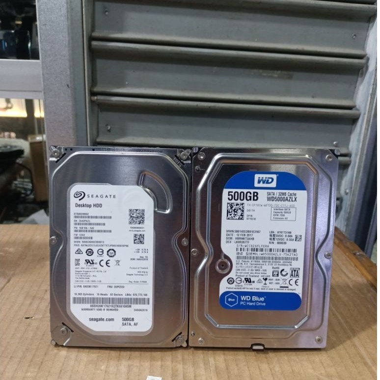 Hardisk Internal 500GB SATA 3.5 WD Blue Seagate HDD PC/Cpu Second Copotan