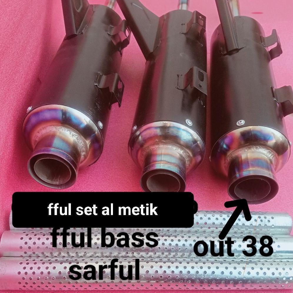Original Knalpot Racing Metik Fful Bazz Ala Sijhiro Termurah Mio Sporti/Mio J/Mio Soul Karbu/Mio Sou