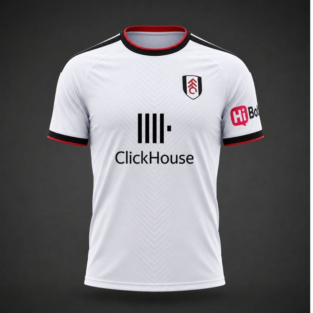 Jersey Fulham FC Home 2027 2026 2027 Full Printing