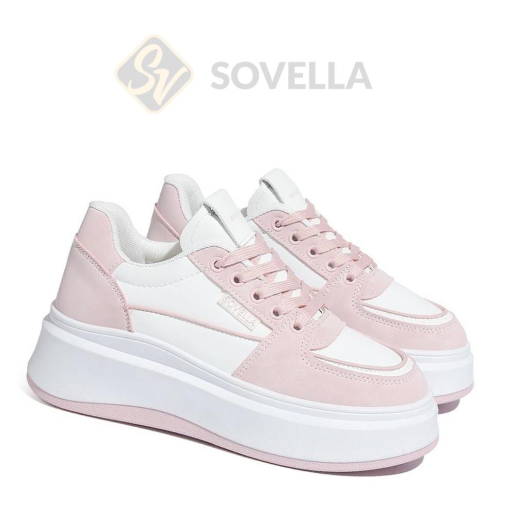 Viral Sovella Leia Sepatu Sneaker Wanita Simple Polos