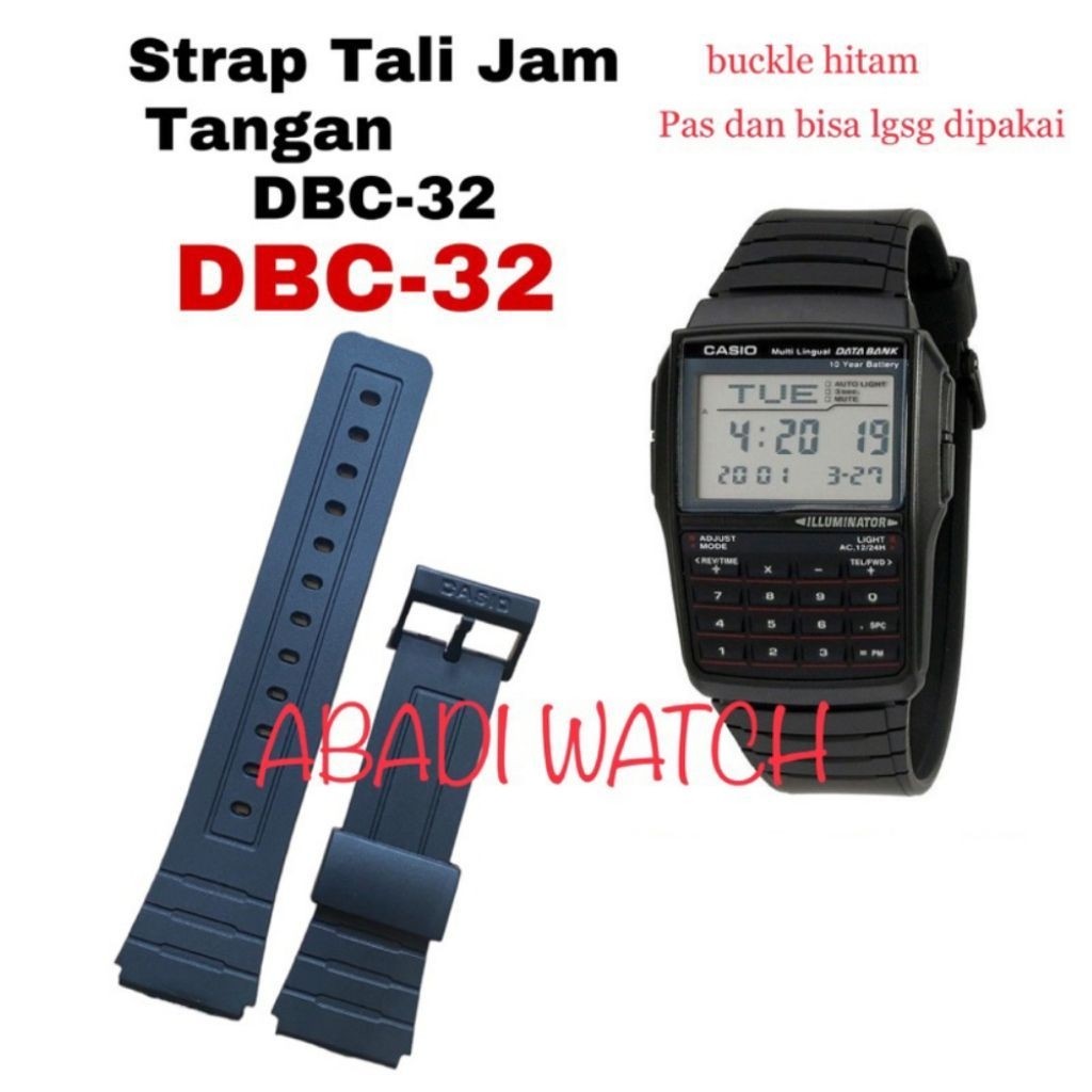 Tali Jam Tangan Databank DBC32 DBC 32 DBC-32 DBC62 DBC 62 DBC150 DBC 150 DBC-150 DBC30 DBC 30 DBC81 