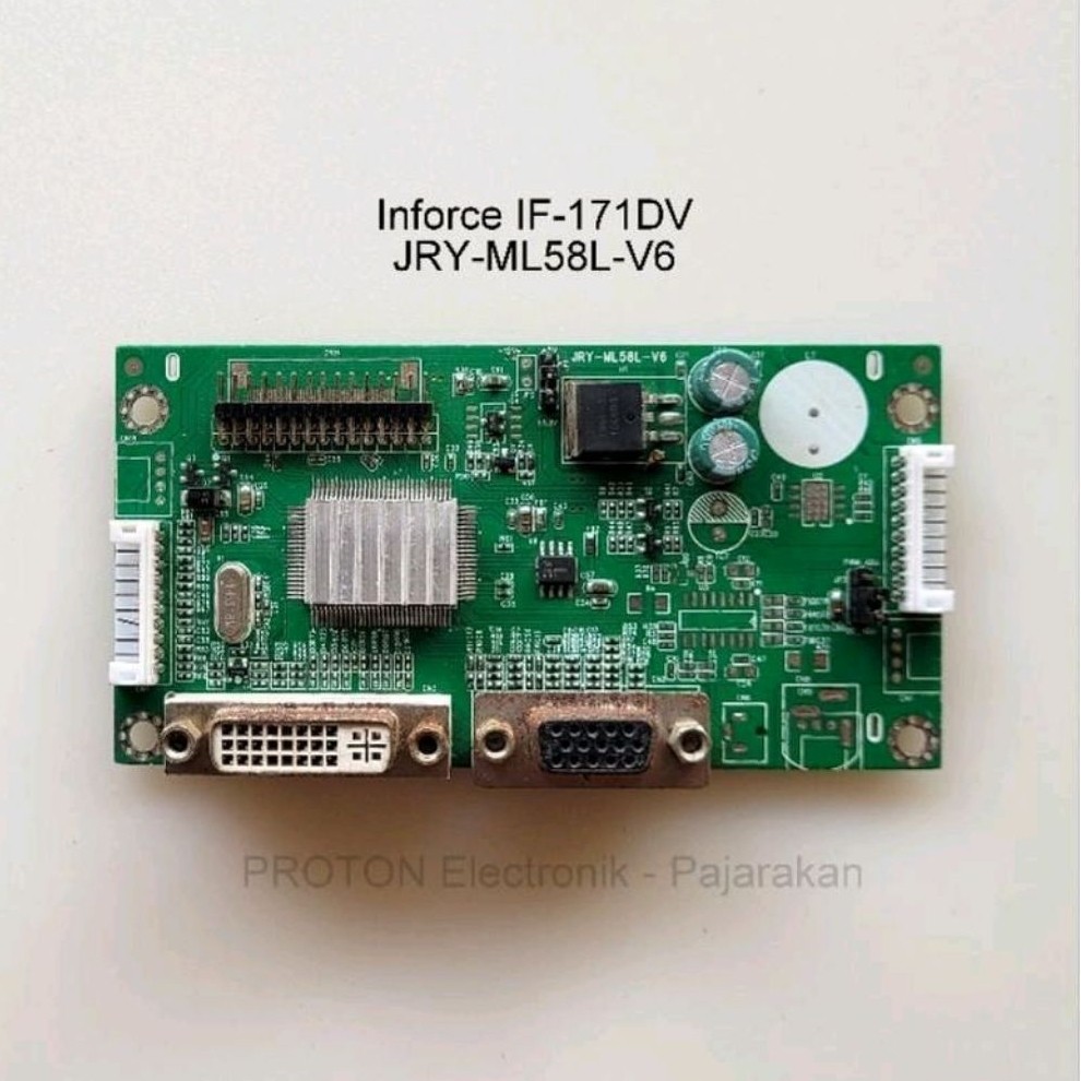 Mainboard LCD LED Monitor Inforce IF-171DV IF-LED 19PL IF 171DV LED 19PL Mesin Matherboard Universal
