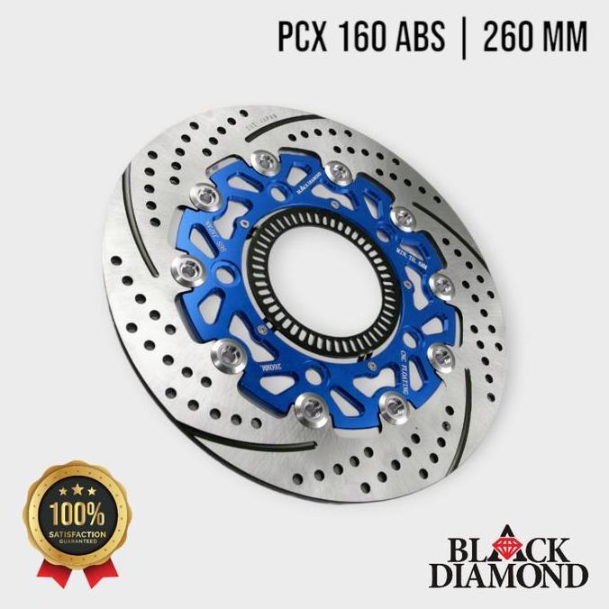 Black Diamond - Disc Brake 260 for PCX 160 ABS Piringan Cakram Depan Twotone dengan Sensor