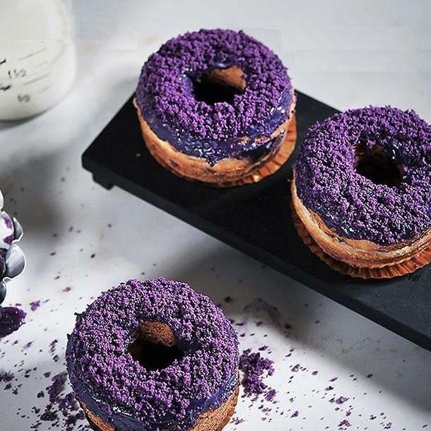 Handmade- Pure Taro Powder Murni Bubuk Import Makanan Kue 50 Gr