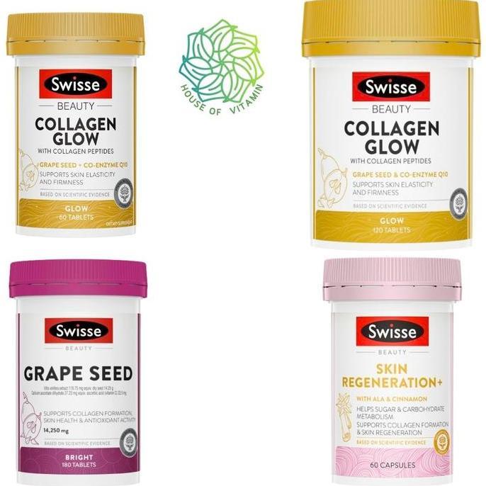 Acl- E Beauty Collagen Glow 60 120 Tablet / Brht Skin Booster Skin+ + Plus Regeneration Capsules Kap