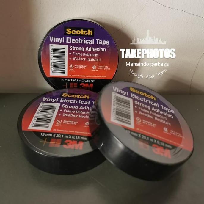 Daya- Isolasi 3M 790/700 / Solasi Hitam - Vinyl Electrical Tape/Scotch 3M