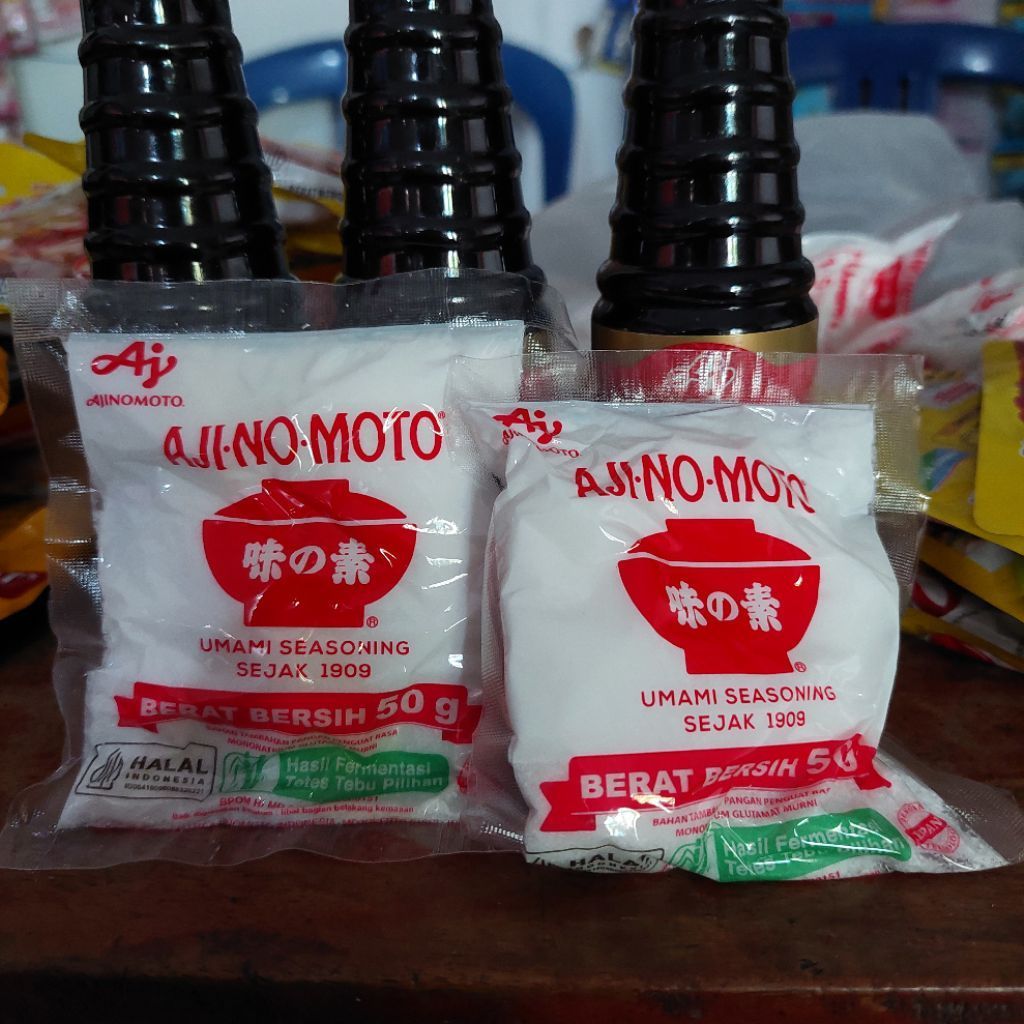 AJI-NO-MOTO Penyedap Rasa MSG Ajinomoto 50 Gram - Membantu Mengurangi Natrium