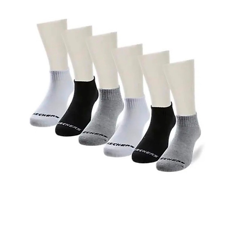 Skechers 6 Pk Quarter Adult's Socks